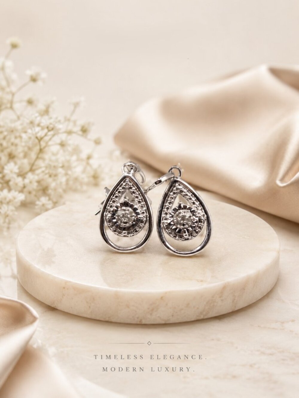Moonlit Teardrop Earrings